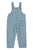 Dungarees | Washed blue denim w/ black hearts