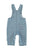 Baby Dungarees | Washed blue denim w/ black hearts