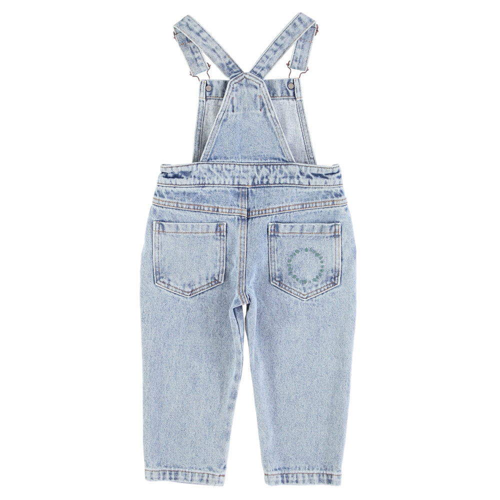 Dungarees | Washed light blue denim – piupiuchick