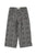 Flare trousers | Grey w/ zebra print