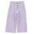 Flare trousers | lavender w/ animal print