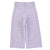 Flare trousers | lavender w/ animal print
