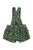 High shorts w/ straps | Green w/ animal print