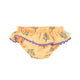 baby high waisted shorties | peach w/ green trees