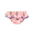 baby high waisted shorties | pink w/ green trees
