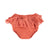 high waisted shorties w/ frills | terracotta