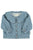 Jacket | Washed blue denim w/ black hearts