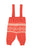 Jacquard baby trousers w/ straps | Red