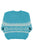 Baby jacquard sweater | Turquoise