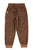 Jogging pants | Brown w/ animal print