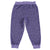 Jogging pants | Purple w/ animal print