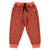 Jogging pants | Terracotta w/ animal print