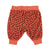 Baby jogging pants | Terracotta w/ animal print