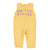 Jumpsuit | Yellow checkered w/ "united oceans" print