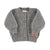 Knitted baby cardigan | Grey