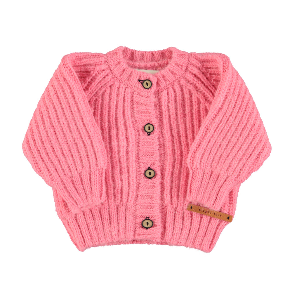 Baby cardigan pink best sale