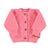 Knitted baby cardigan | Pink