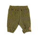 Knitted baby leggings | Green