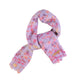 Knitted scarf | Multicolor purple