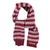 Knitted scarf | Pink & raspberry stripes