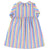 Long shirt dress | Blue w/ multicolor stripes
