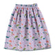 Long skirt | Lilac w/ multicolor geometric allover