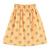 long skirt | peach w/ green trees