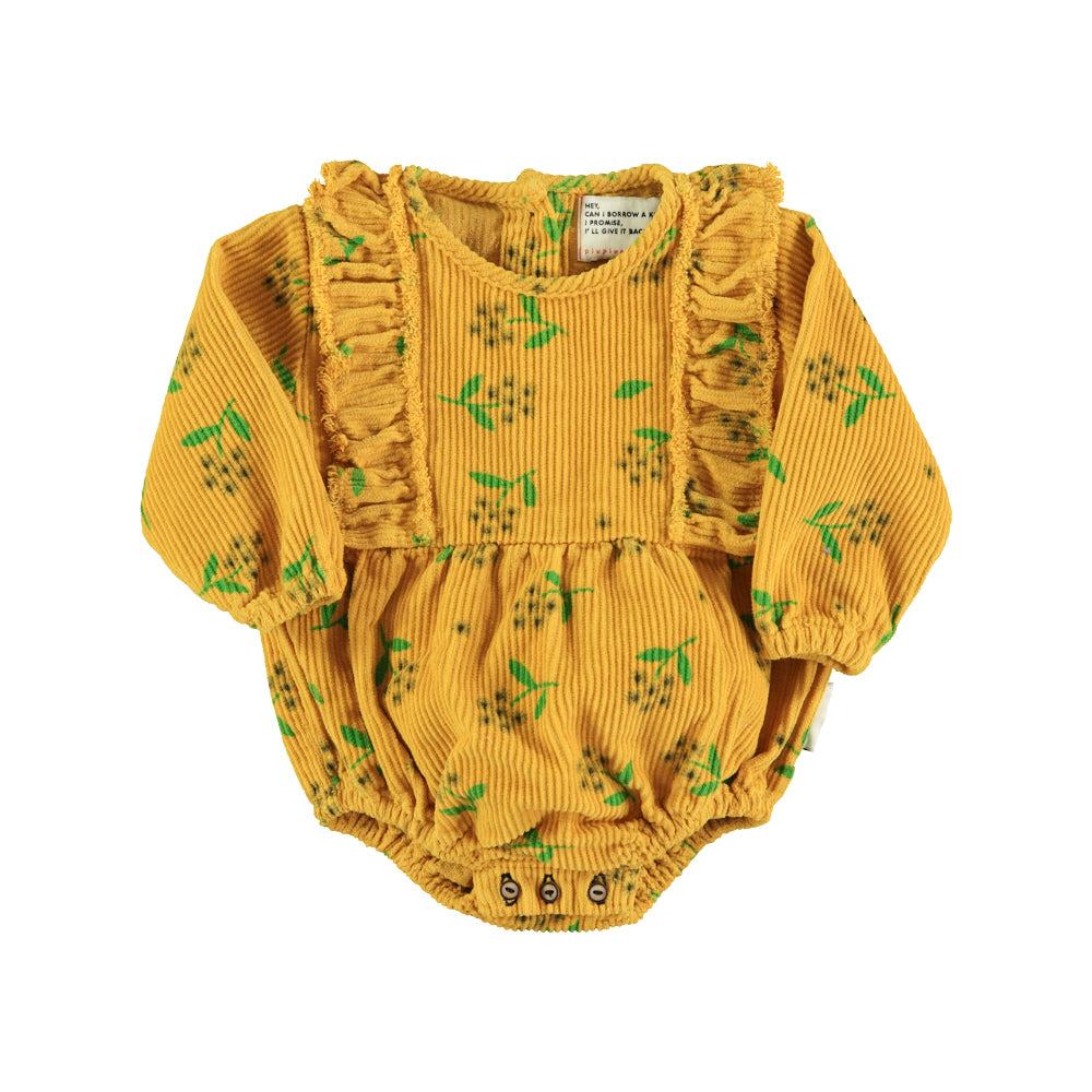 Mustard romper baby girl hotsell