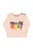 Baby Longsleeve t'shirt | Light pink w/ "music" print