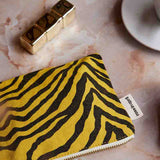 Handbag Small | Zebra print, Yellow