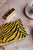 Handbag Small | Zebra print, Yellow