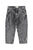 Mom fit trousers | Washed black denim