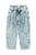 Mom fit trousers | Washed blue denim