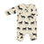 Newborn babygrow | Ecru w/ black horses