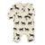 Newborn babygrow | Ecru w/ black horses