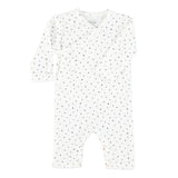 Newborn babygrow | ecru w/ little stars