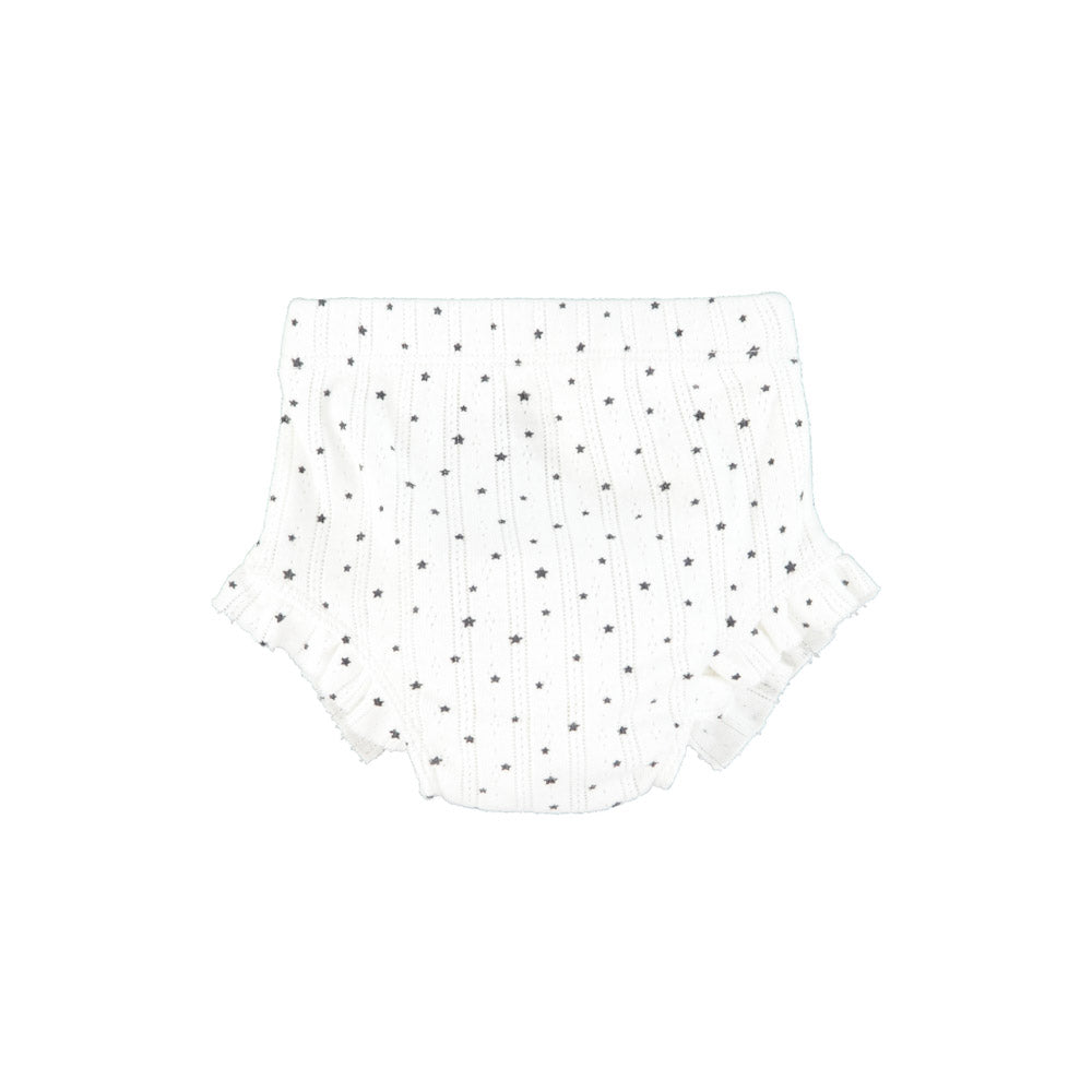 Newborn blommers | ecru w/ little stars