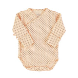 Newborn bodysuit | Pink w/ little black hearts
