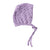 Newborn bonnet | Lilac w/ little flowers