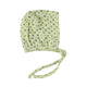 Newborn bonnet | Yellow w/ little flowers