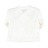 Newborn cardigan crew neck | Ecru