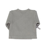 Newborn cardigan crew neck | Grey