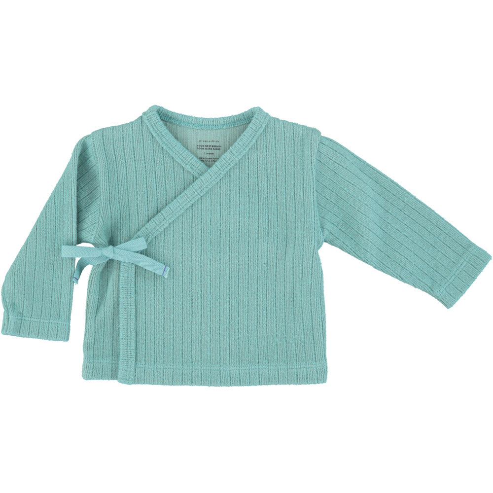 Newborn cardigan v-neck | blue