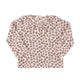 Newborn collar shirt | Pink w/ animal print