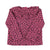 Newborn collar shirt | Strawberry w/ animal print