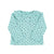 Newborn collar shirt | blue w/ little flowers