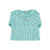 Newborn collar shirt | blue w/ little flowers
