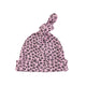 Newborn hat | Pink w/ animal print