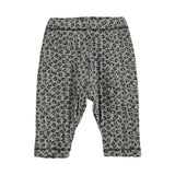 Newborn leggings | Grey w/ animal print