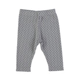 Newborn leggings | Grey w/ little hearts